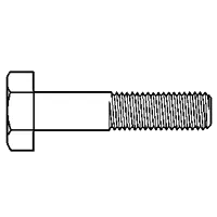 M6-1.00 x 12mm Hex Cap Screws, Metric Class 10.9, Zinc-Yellow Cr+6, Full Thread, Qty 100 Buy Today