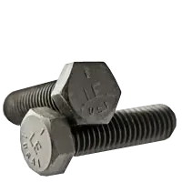 Grab Now 7/16"-20 x 4 1/2" Hex Cap Screws, Grade 5, Plain Finish, Partial Thread, Fine (UNF), Medium Carbon Steel, Made in USA, Qty 25
