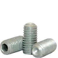 Shop Now M10-1.50 x 50 mm Socket Set Screws, Cup Point, Metric Class 45H, Zinc-Bake Cr+3, Coarse (UNC), Alloy Steel, ISO 4029 / DIN 916, Qty 50