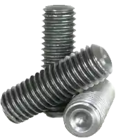 M24-3.00 x 25 mm Socket Set Screws, Cup Point, Grade 45H, Thermal Black Oxide, Coarse (UNC), ISO 4029 / DIN 916, Qty 25 Premium