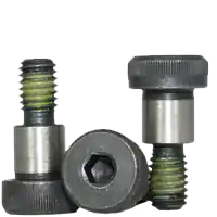 Free Returns 5/8"-1/2-13 x 4 1/2" Socket Shoulder Screws, Nylon-Patch Thermal Black Oxide, Coarse (UNC), Alloy Steel, Qty 10