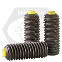 M6-1.00 x 20 mm Socket Set Screws, Nylon-Tip, Black Oxide, Coarse (UNC), Alloy Steel, Qty 100 Best Choice