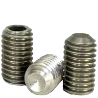 Fan Favorite 5/16"-18 x 5/8" Socket Set Screws, Cup Point, Plain Finish, Coarse (UNC), Ni-Cu Alloy, Qty 50