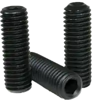 12-24 x 1/2" Socket Set Screws, Cup Point, Thermal Black Oxide, Coarse (UNC), Alloy Steel, Qty 100 In Demand