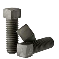 Budget 3/8"-16 x 1 3/4" Square Head Set Screws, Cone Point, Plain Finish, Coarse (UNC), Case Hardened, Qty 100