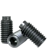 1/4"-20 x 1 3/4" Socket Set Screws, 1/2 Dog Point, Black Oxide, Coarse (UNC), Alloy Steel, Qty 100 Special Offer