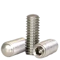 4-40 x 3/8" Socket Set Screws, Oval Point, 18-8 Stainless Steel, Coarse (UNC), Qty 100 New Arrival