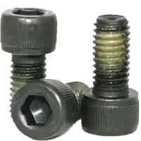 Super Sale 10-24 x 5/8" Socket Head Cap Screws, Nylon-Patch Thermal Black Oxide, Full Thread, Coarse (UNC), Alloy Steel, Qty 100