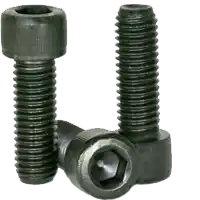Direct From Factory 2-56 x 3/16" Socket Head Cap Screws, Thermal Black Oxide, Full Thread, Coarse (UNC), Alloy Steel, Qty 100