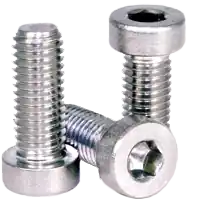 Trusted Brand M10-1.50 x 20 mm Low Head Socket Cap Screws, 18-8 Stainless Steel, Full Thread, Coarse (UNC), Qty 100