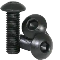 Place Order 10-24 x 3/4" Button Head Socket Cap Screws, Thermal Black Oxide, Full Thread, Coarse (UNC), Alloy Steel, Qty 100