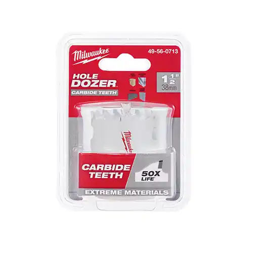 In Demand Milwaukee Tool 49-56-0713 1-1/2" HOLE DOZER with Carbide Teeth Hole Saw