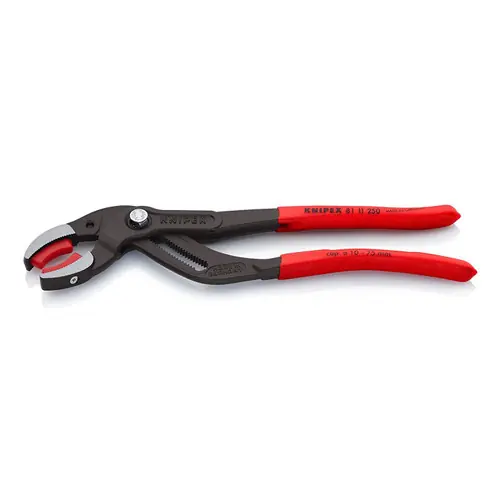 Knipex 81 11 250 Pipe Gripping Pliers-Replaceable Plastic Jaws, 10" Nominal Length Super Sale