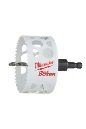Milwaukee Tool 49-56-9682 3-1/2" HOLE DOZER Bi-Metal Hole Saw with Arbor, 2 Pack Buy Direct