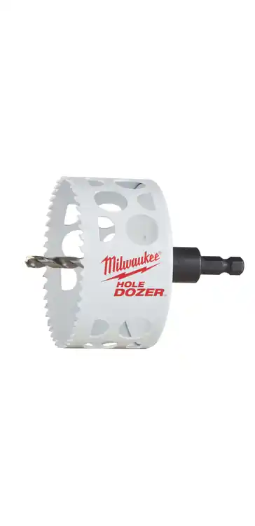Milwaukee Tool 49-56-9682 3-1/2" HOLE DOZER Bi-Metal Hole Saw with Arbor, 2 Pack Buy Direct