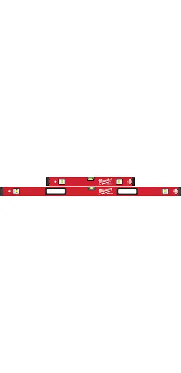 Milwaukee Tool MLBXS48 24"/ 48" REDSTICK Box Level Set Weekend Sale