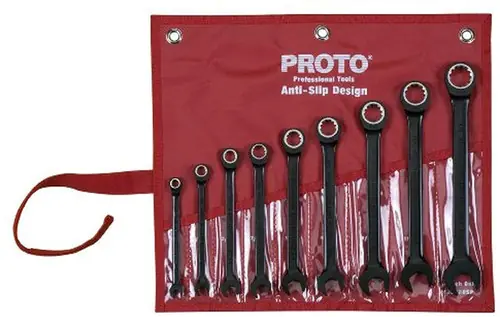Clearance Proto JSCR-9S 9 Piece Wrench Set Rch Spl In (1 ST)