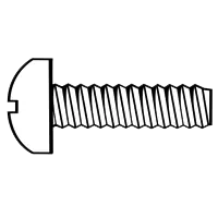 Free Returns M5-0.80 x 30 mm Machine Screws, Phillips Pan Head, Zinc Cr+3, Full Thread, DIN 7985A, Qty 200