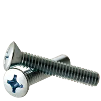 Express Delivery 8-32 x 5/8" Machine Screws, Phillips Oval Head, Zinc Cr+3, Full Thread, Qty 100
