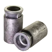 Next Day Delivery 1/4"-20 Machine Screw Anchor, w/ Cone Lead Sleeve, w/ Tool, Zinc Alloy, Qty 100