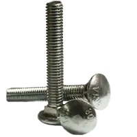 3/8"-16 x 3/4" Carriage Bolts, Grade A, A307, Zinc Cr+3, Full Thread, Qty 125 Bargain