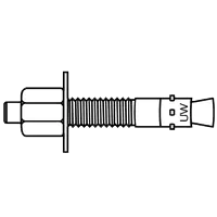 Get Yours 3/8"-16 x 2 1/4" Wedge Anchors, Ultrawedge, 304 Stainless Steel, Qty 100