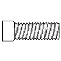 3/8"-16 x 1 1/2" Plow Bolts, Clip Head, Grade 5, Zinc Cr+3, Qty 100 Next Day Delivery