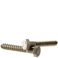 5/8"-5 x 2" Hex Lag Screws, 18-8 Stainless Steel A2, Qty 25 Fast Shipping