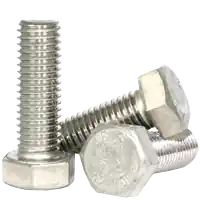 While Supplies Last M8-1.25 x 40 mm Hex Cap Screws, 18-8 Stainless Steel A2, Partial Thread, Coarse (UNC), DIN 931, Qty 100