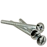 10-24 x 1" Machine Screws, Phillips/Slotted Combo Truss Head, Zinc Cr+3, Full Thread, Coarse (UNC), Qty 200 Holiday Sale