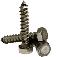 Hot Deal 1/4"-10 x 6" Hex Lag Screws, Plain Finish, Low Carbon Steel, Qty 50