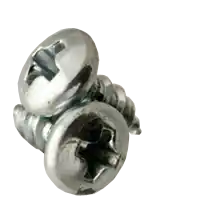 Budget 6-20 x 3/8" Self-Tapping Screws, Phillips/Slotted Combo Drive Pan Head, Type AB, Zinc Cr+3, Full Thread, Qty 100