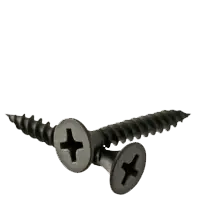 6 x 2 1/4" Drywall Screws, Phillips Bugle Head, Gray Phosphate Finish, Fine (UNF), Qty 100 Express Delivery