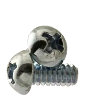 10-24 x 1" Machine Screws, Phillips Round Head, Zinc Cr+3, Full Thread, Qty 100 Trusted Brand