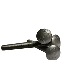 Cheap 5/16"-18 x 9" Carriage Bolts, Under-Sized, Grade A, A307, Plain Finish, Partial Thread (6" Thread), Qty 25