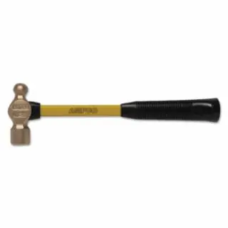 Ampco Safety Tools H-1FG 3/4" Lb Ball Peen Hammerw/Fbg Handle Professional Grade