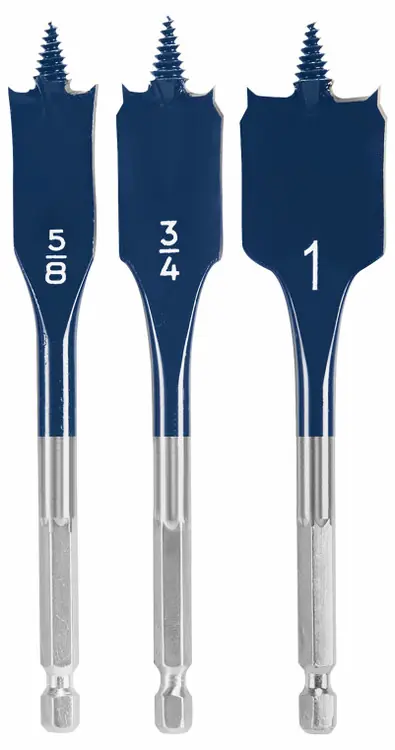 Bosch DSBS5003 3 pc. Daredevil Stubby Length Spade Bit Set (3 Pack) Latest