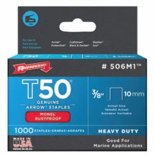 Super Sale Arrow Fastener 506M1 T50 3/8 Monel Rust Proofstaple (1 PK)