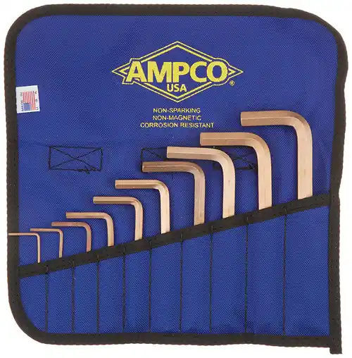 Brand New Ampco Safety Tools M-42M Non Sparking Non Magnetic Hex Key Set (1 ST)