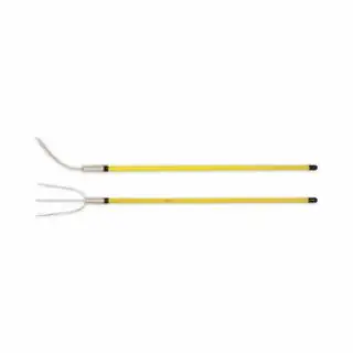 Latest Ampco Safety Tools F-3FG 3 Tine Long Handle Hay Fork W/Fiberglass Handle