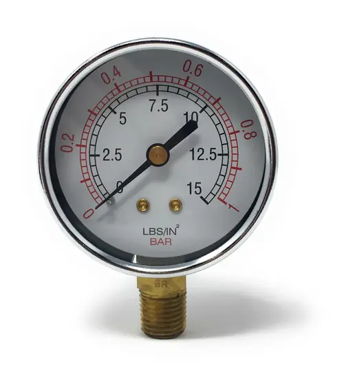 Same Day Shipping Binks 83-1636 15Psi Air Pressure Gauge