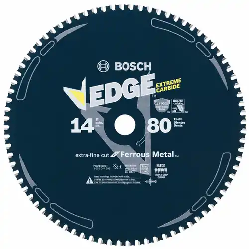 Bosch PRO1480ST 14 In. 80 Tooth Edge Circular Saw Blade for Ferrous Metal Cutting Buy Online