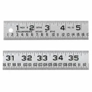 Fresh Stock LUFKIN STEEL RULE TIN 1/16"X1/4"X4"
