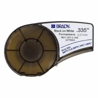 Popular Brady 139750 M21-125-C-342-Yl Cart .235" X 7‘ Permasleeve Yl