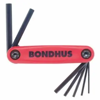 Bondhus 12592 1.5 mm -6 mm Gorilla Grip Foldup Tool Set (1 ST) Brand New