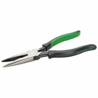 Greenlee 0351-08M 8" Long Nose Side Cutpliers W/Molded Grip Luxury