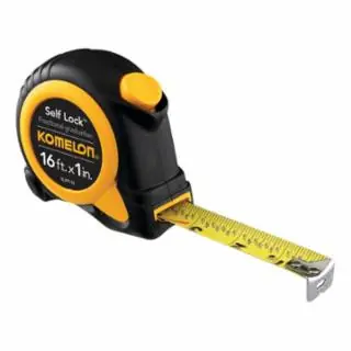 Final Sale Komelon Usa SL29116 16‘X1" Self Lock Speed Mark Power Tape