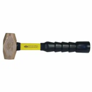 Classic Nuplaglas 30-015 Non-Sparking Brass Hammer, 1.5 lb Head, 12 in Fiberglass Handle, Super Grip Place Order