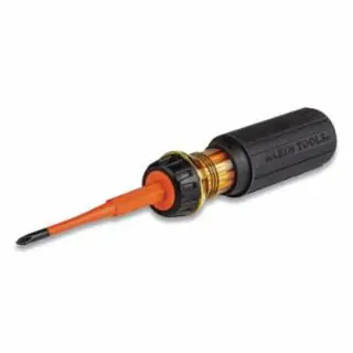 Cheap Klein Tools 32286 Flip-Blade Insulated Screwdriver, 2-in1, Ph Bit 1, Sl Bit 3/16-Inch