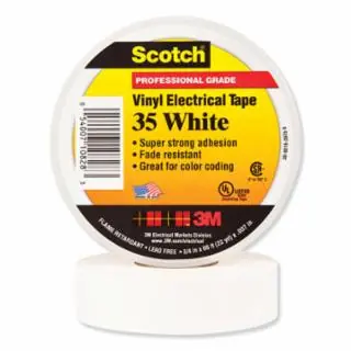 Scotch 7000058436 Scotch 35 Wh 1/2 In X 20Ft Vinyl Coding Elec Tp (1 RL) Fan Favorite